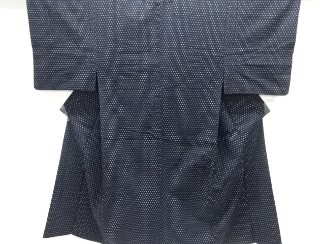 アンティーク　木綿本場久留米霰絣男物着物